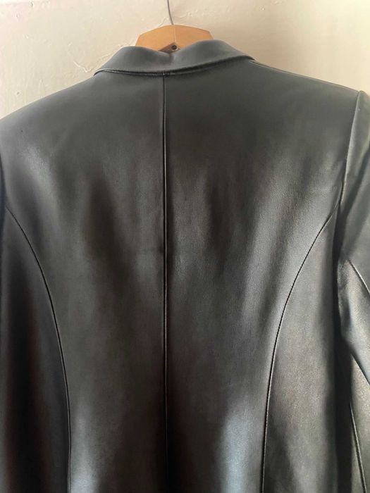 Пиджак кожаный женский, р.50 -52.
