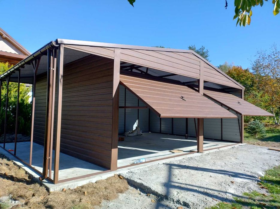 Garaż Blaszany Drewnopodobny Premium PRODUCENT!!!