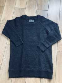 By Malene Birger sweter czarny welna moher 42 44