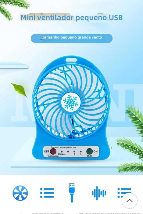 Mini Ventilador Pequeno Usb NOVO