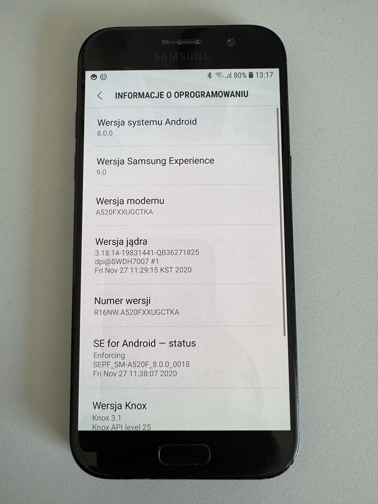 Sprawny telefon Samsung Galaxy A5 3/32 GB