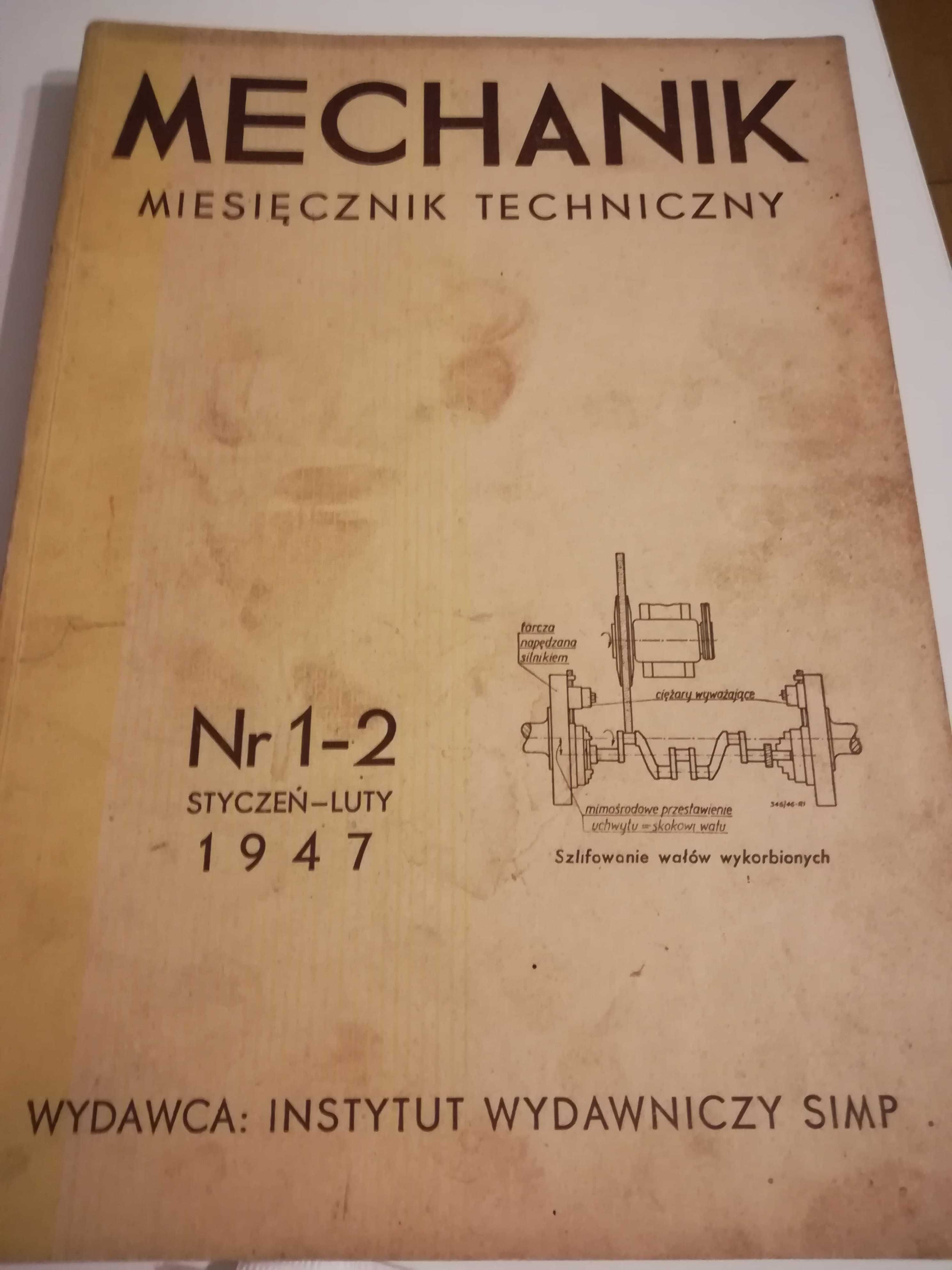 Komplet książek MECHANIK Miesięcznik Techniczny