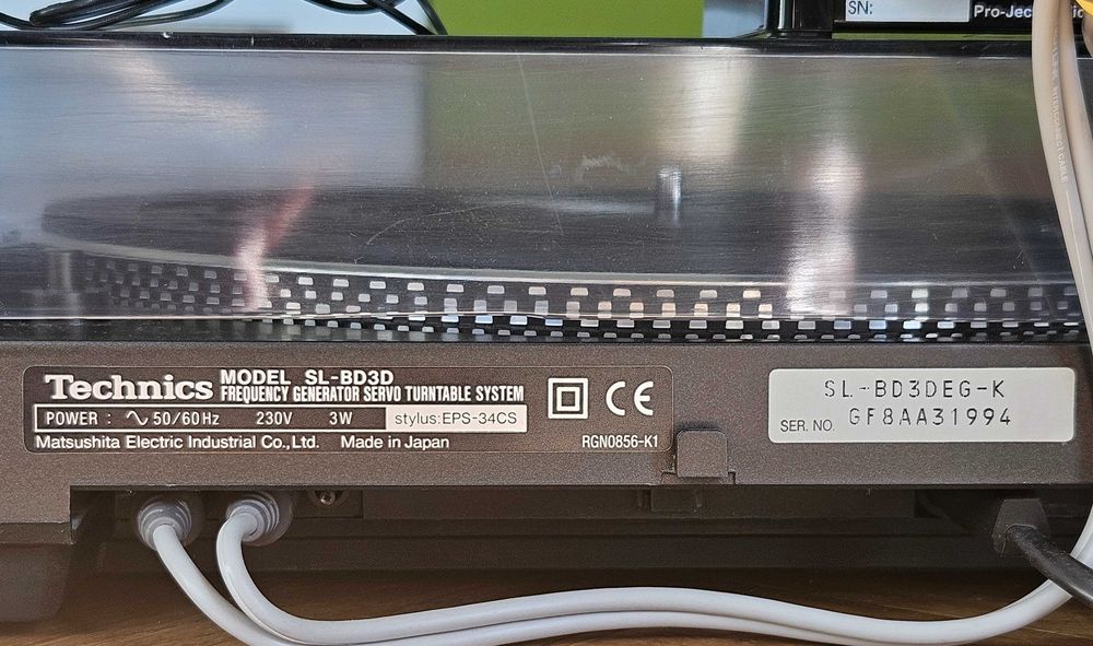 Gramofon Technics SL-BD3D + Przedwzmacniacz
