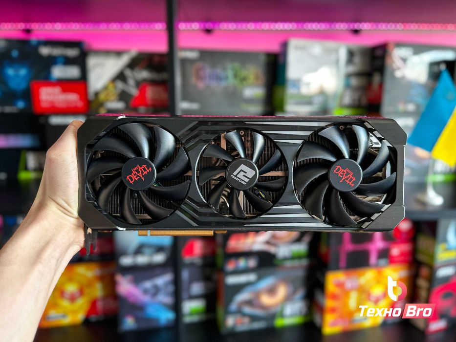 Найкраща! RX 6800XT 16gb PowerColor Red Devil ігрова відеокарта для пк