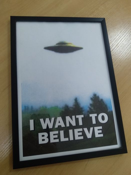 Постер в рамці I WANT TO BELIEVE