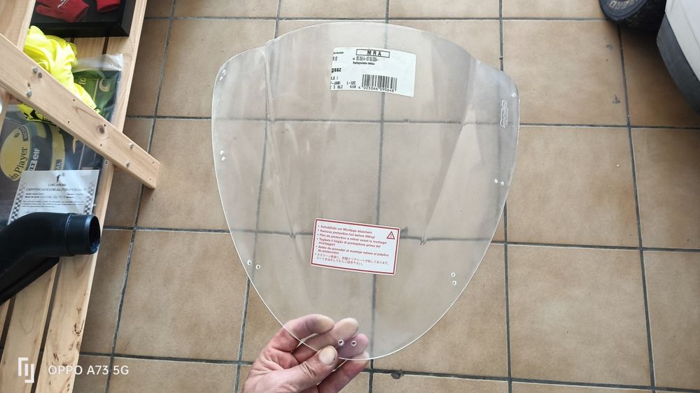 Vidro bolha de carnagem Honda RS 250cc de 2004