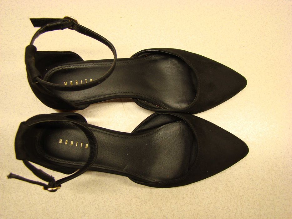 Mohito czarne sandałki damskie na obcasie r. 37 – eleganckie i wygodne