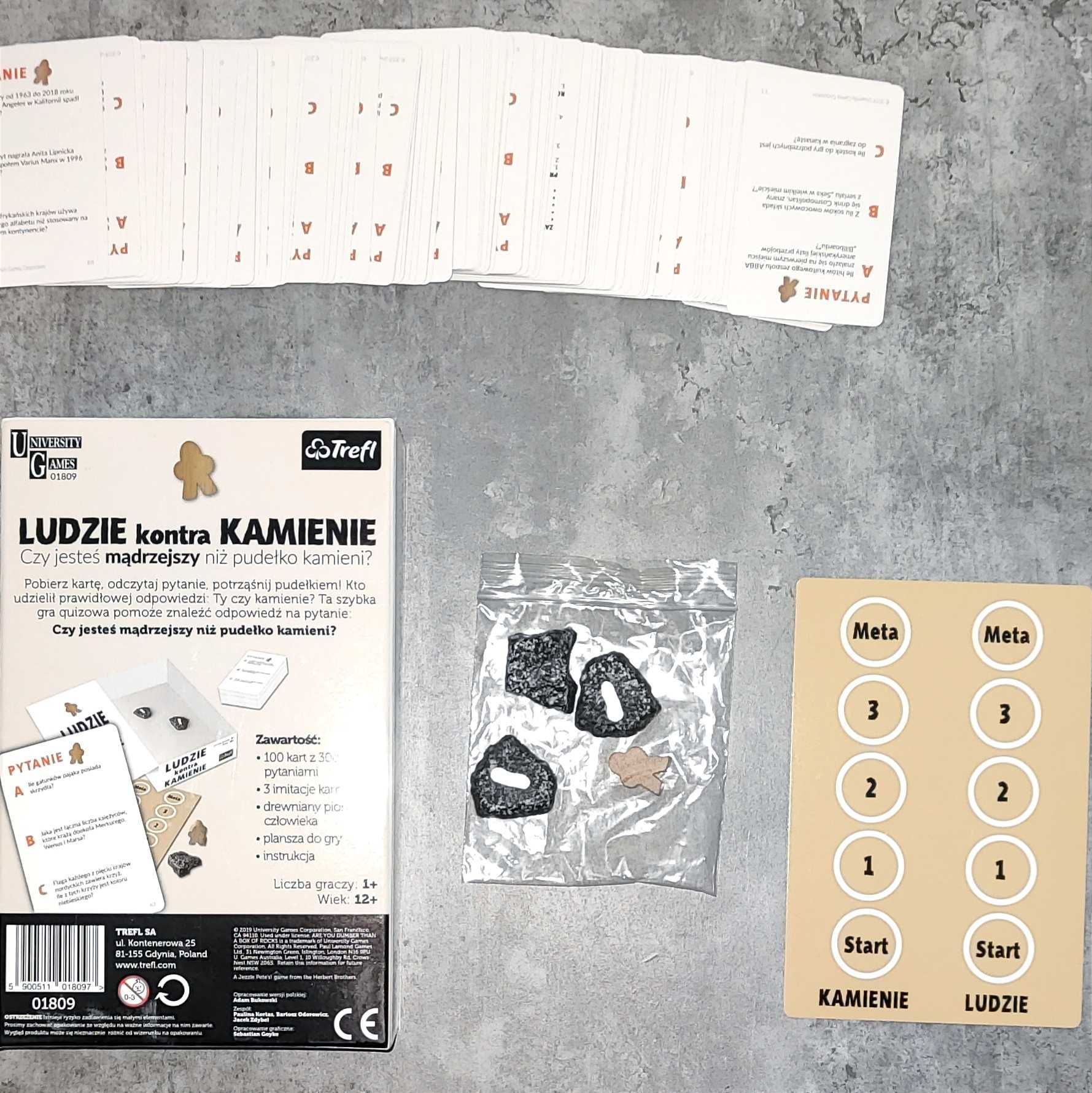 gra planszowa ludzie kontra kamienie