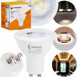 Hit!! Cenowy Zestaw Komplet 4 sztuk. Żarówki LED GU10 10W 3000K