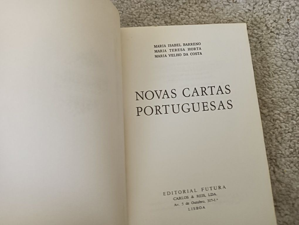 NOVAS CARTAS PORTUGUESAS	Editorial Futura. Lisboa. (1974).