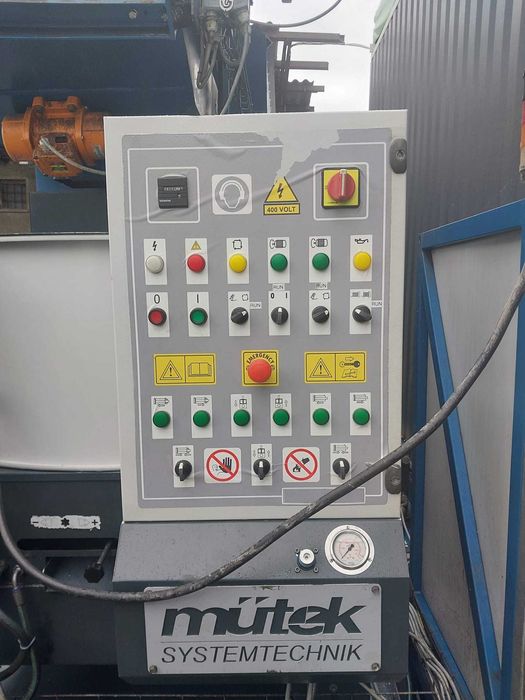 prasa do złomu, brykieciarka do wiórów aluminiowych Mütek NEM 300