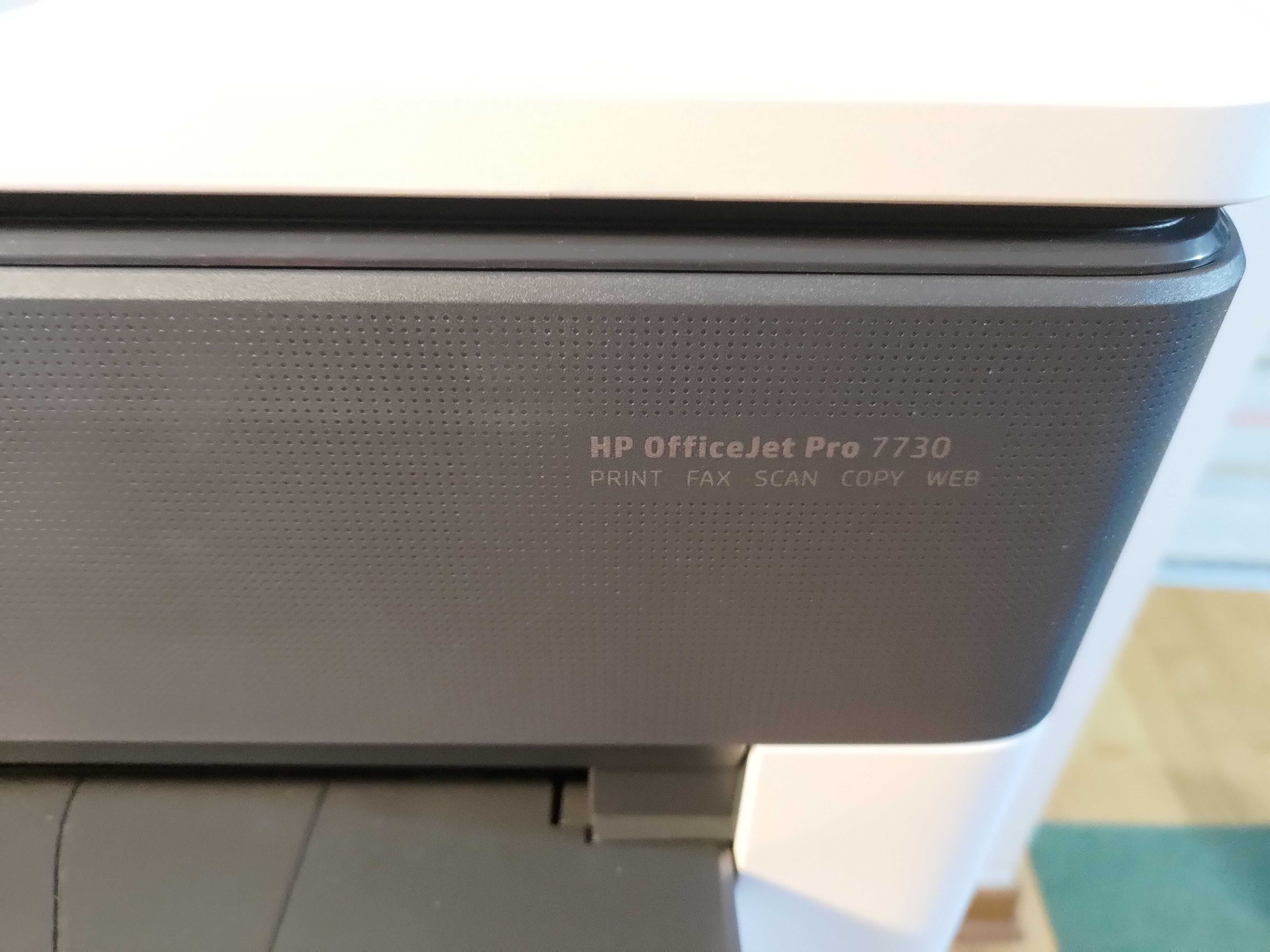 HP OfficeJet Pro 7730 Multifunções A3 (Como Nova, Com Tinteiros)