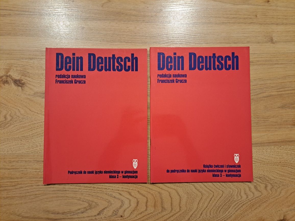 Dein Deutsch Franciszek Grucza podręcznik i książka ćwiczeń kl 3 gimn