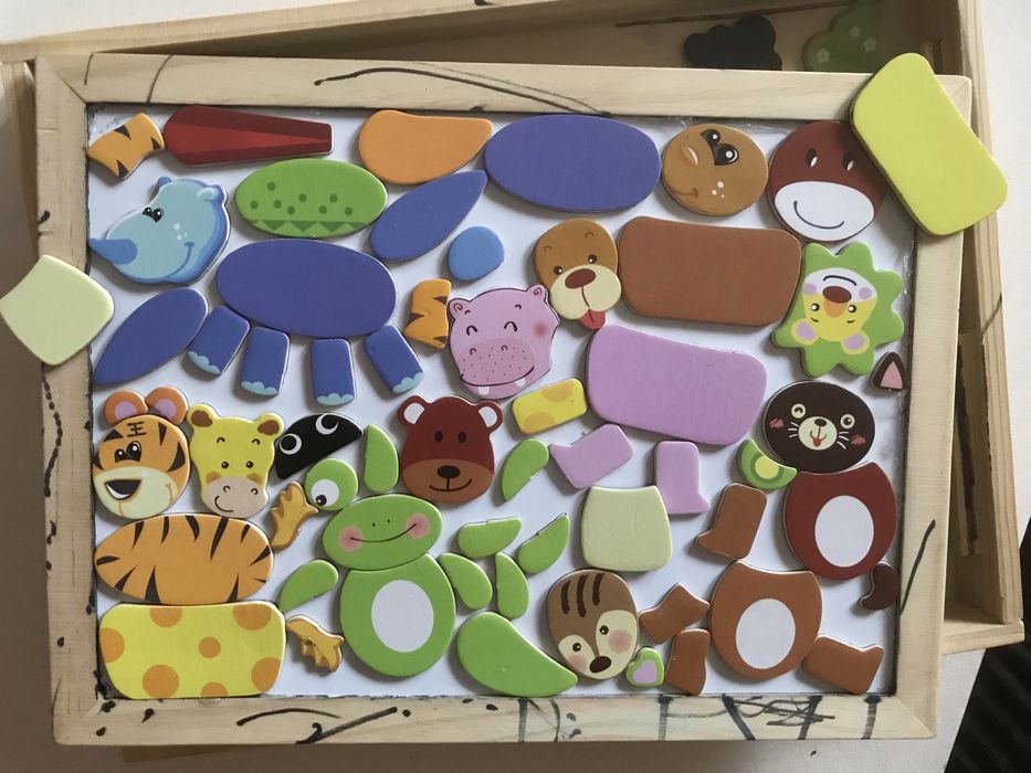 Tablica magnetyczna, układanka,zabawka magnetyczna,