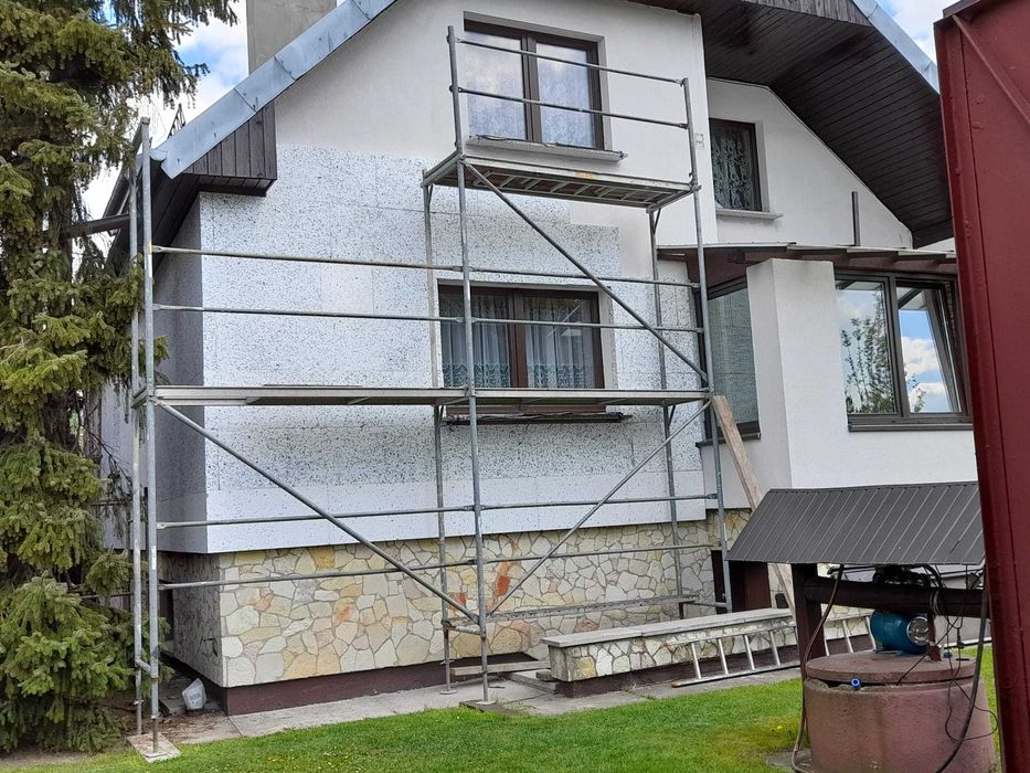 Komplet rusztowanie elewacyjne modułowe Hunnebeck Bosta (360m2)