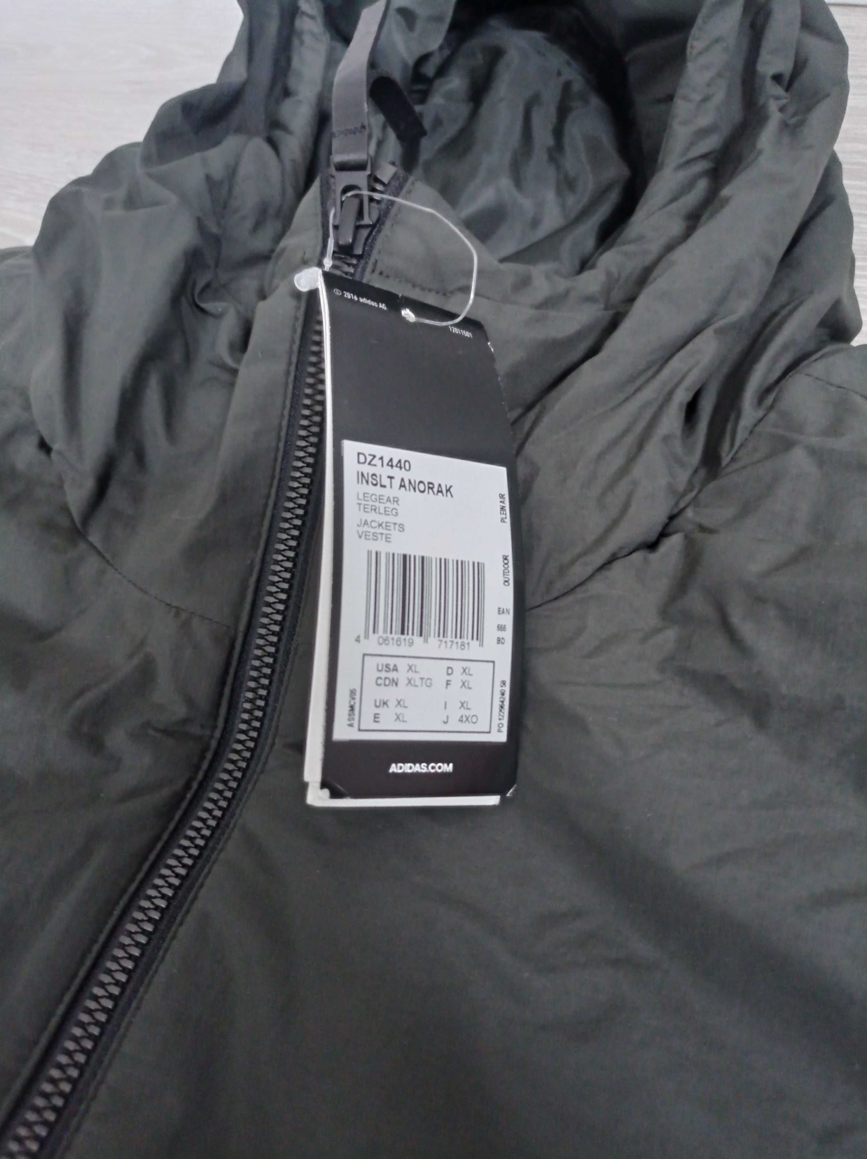 Męska kurtka ADIDAS Inslt Anorak, kod  DZ1440, rozmiar: XL NOWA