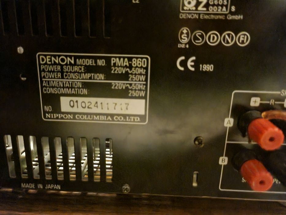 Denon pma860 i dcd860