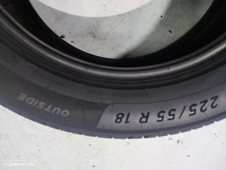 2 pneus semi novos 225-55R18 michelin - oferta dos portes