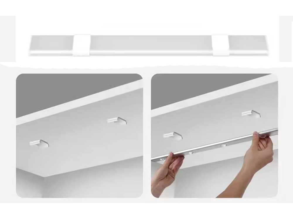 Lampka LISTWA Podszafkowa LED USB-C 30cm KUCHNIA SCHODY Czujnik RUCHU