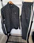 Dres męski Lacoste monogram XL czarny