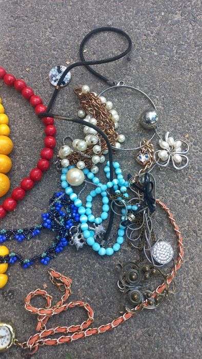 Бусы, брошь, браслет, одним лотом!