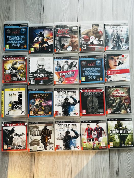 Gry PS3 Zestaw 20 Gier na konsole PS3