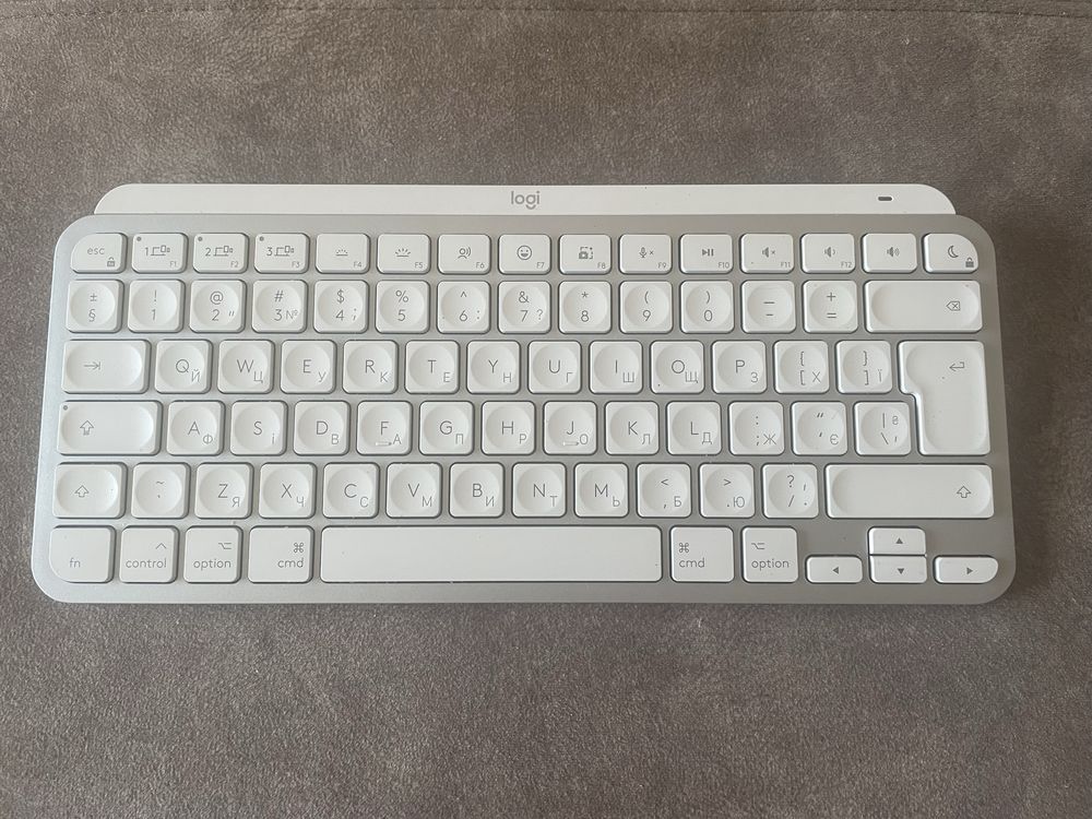 Клавіатура бездротова Logitech MX Keys Mini For Mac Pale Grey