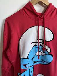 Hoodie Smurfs vermelho e azul C&A