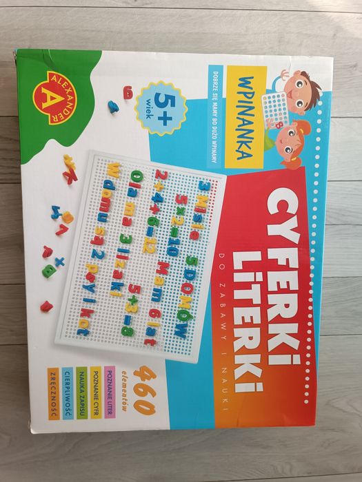 Cyferki i literki gra wpinanka kompletna