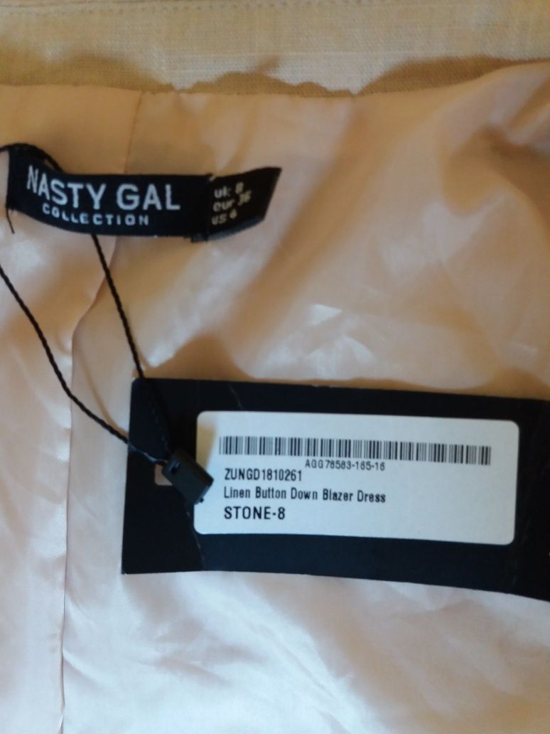 Пиджак платье льяной от Nasty  Gal Collection