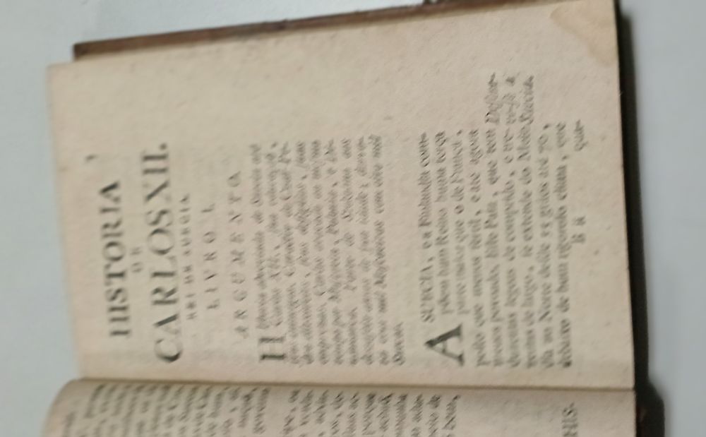 História de Carlos XII-rei de Suecia 1772