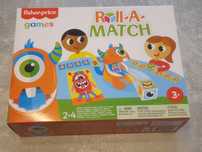 PL Fisher Price Gra towarzyska edukacyjna POTWORKOWE MEMORY Roll-A-Mat