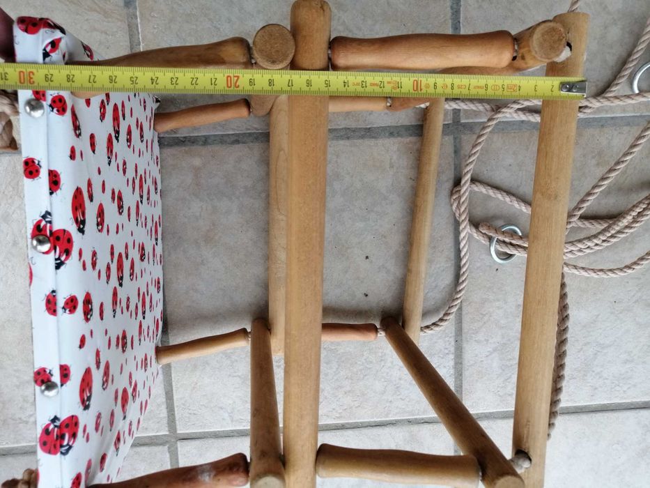 Baloiço em Madeira para Bebé