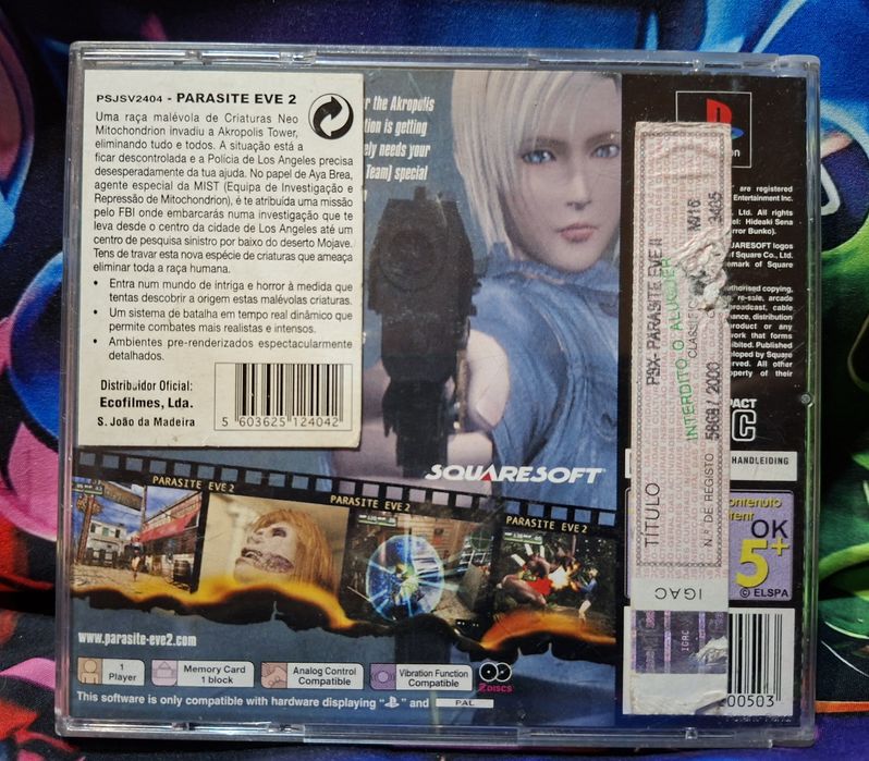 Parasite Eve 2 PS1 (pal uk)