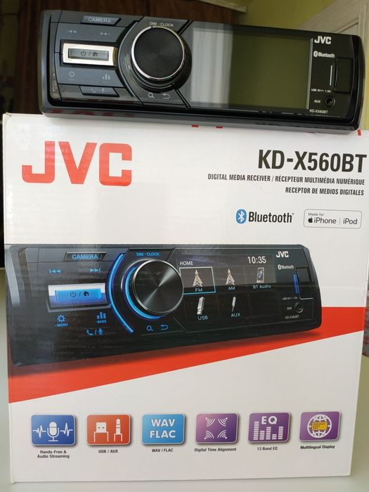 Автомоагнітола JVC KD-X560BT Bluetooth