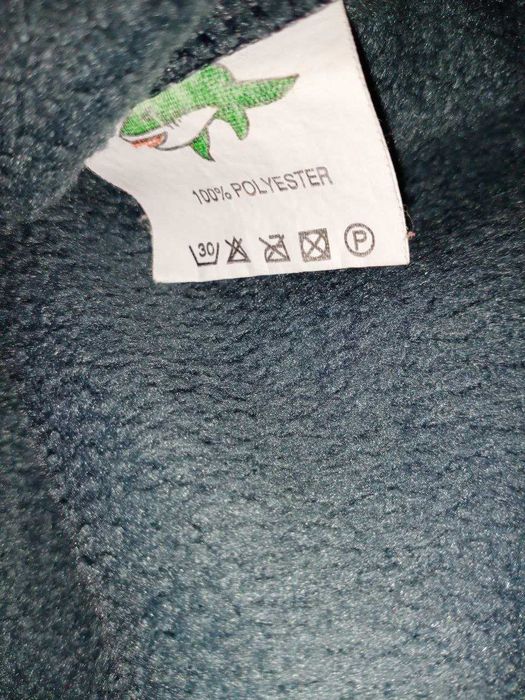 Двошарова флісова кофта толстовка куртка чоловіча р.54-56