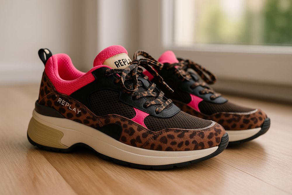 Replay • buty damskie w panterkę • 40 • jak nowe