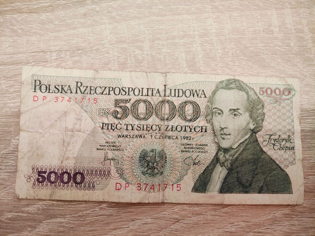 Banknot kolekcjonerski 5000