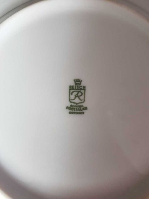 stare obiadowe talerze