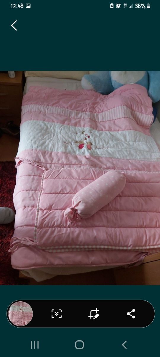 Colcha para cama de bebé