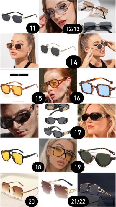 Очки новые СКИДКА Трендовые солнцезащитные очки унисекс винтаж имидж