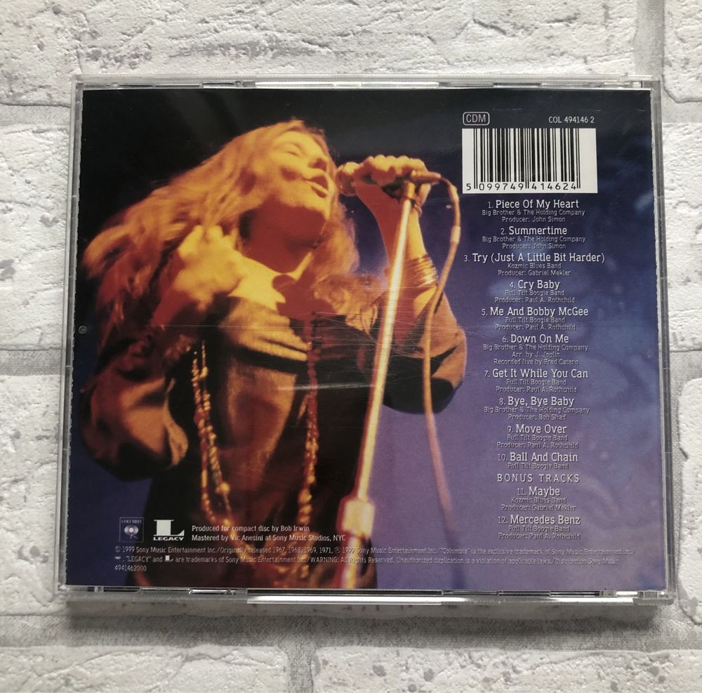 płyta CD Janis Joplin – „Greatest Hits”