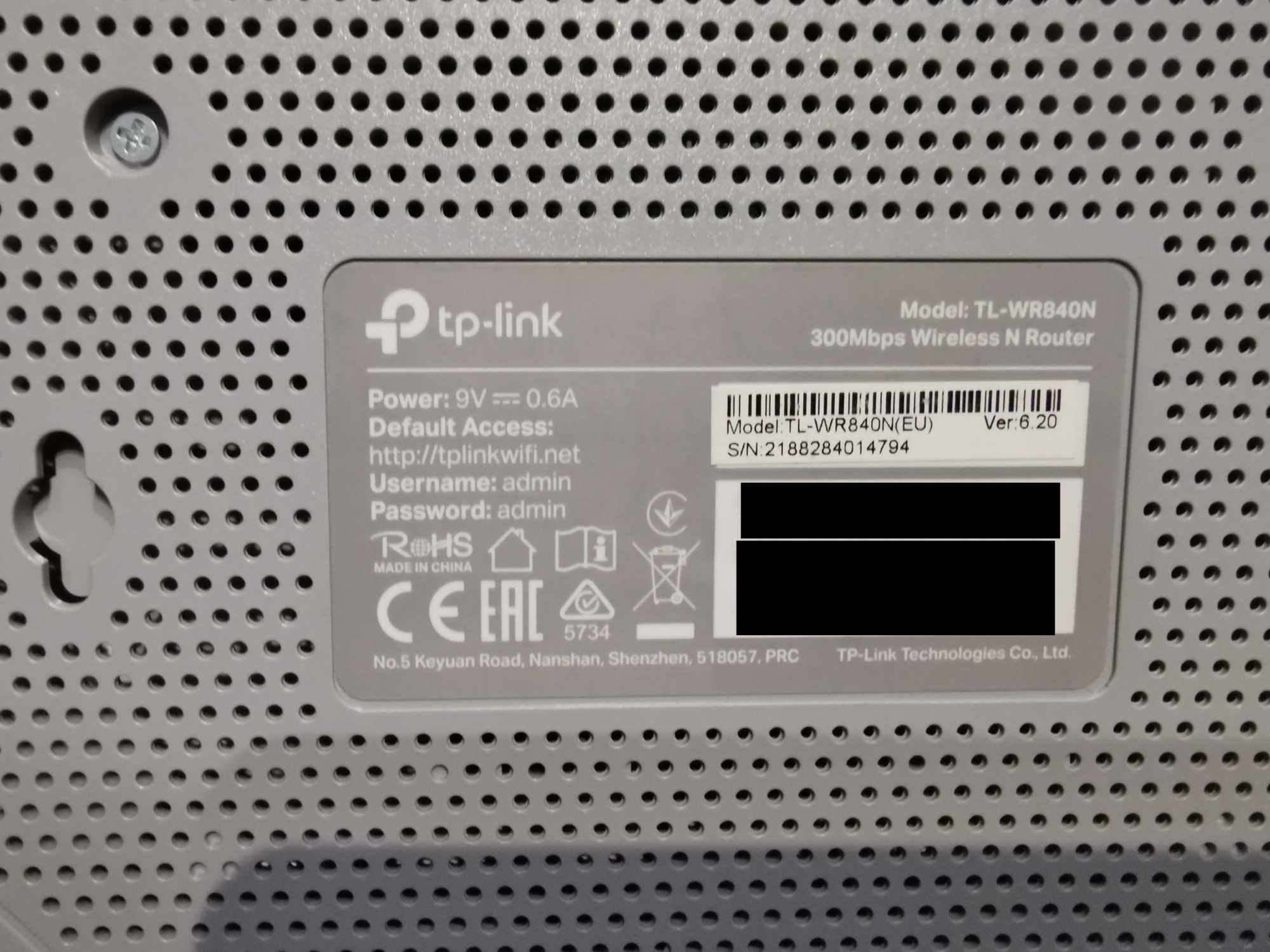 Router TP-Link TL-WR840N Wifi