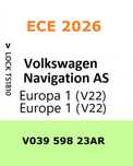 Karta SD nośnik mapy Europy VW AS Discover Media MiB2 ECE 2026