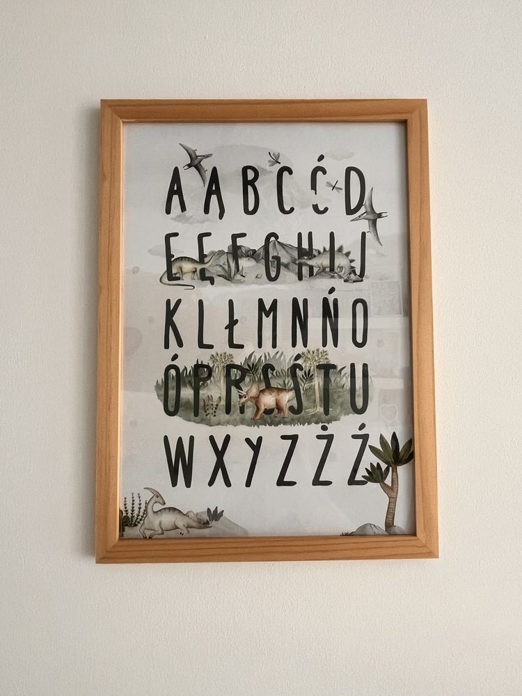 Plakat / zdjecie w ramce - dinozaury