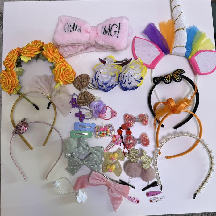 Заколки, обруч єдиноріга, сердечком . Аксесуари