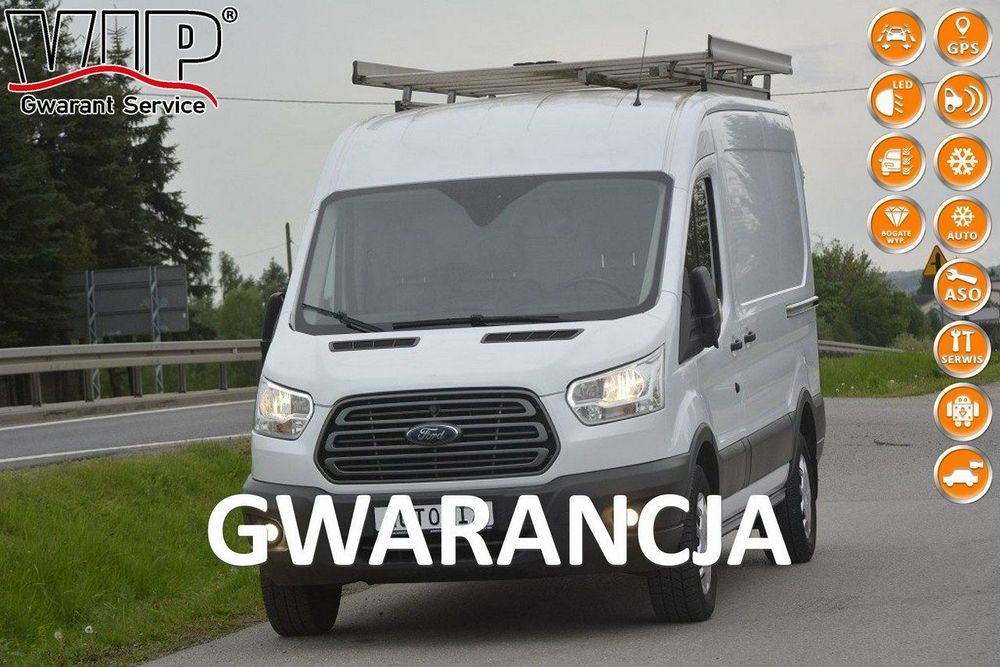 Ford Transit  2.0EcoBlue bezwypadkowy L2H2 hak bagażnik doinwestowany gwarancja