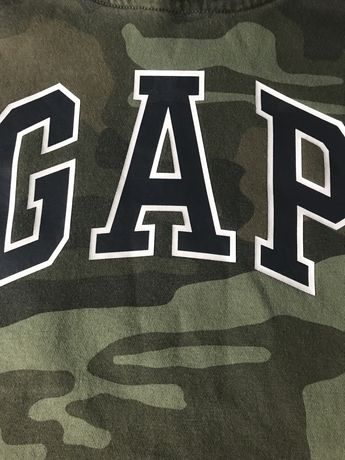 Bluza moro z kapturem Gap Kids 10 lat rozm L+druga bluza Nasa gratis!