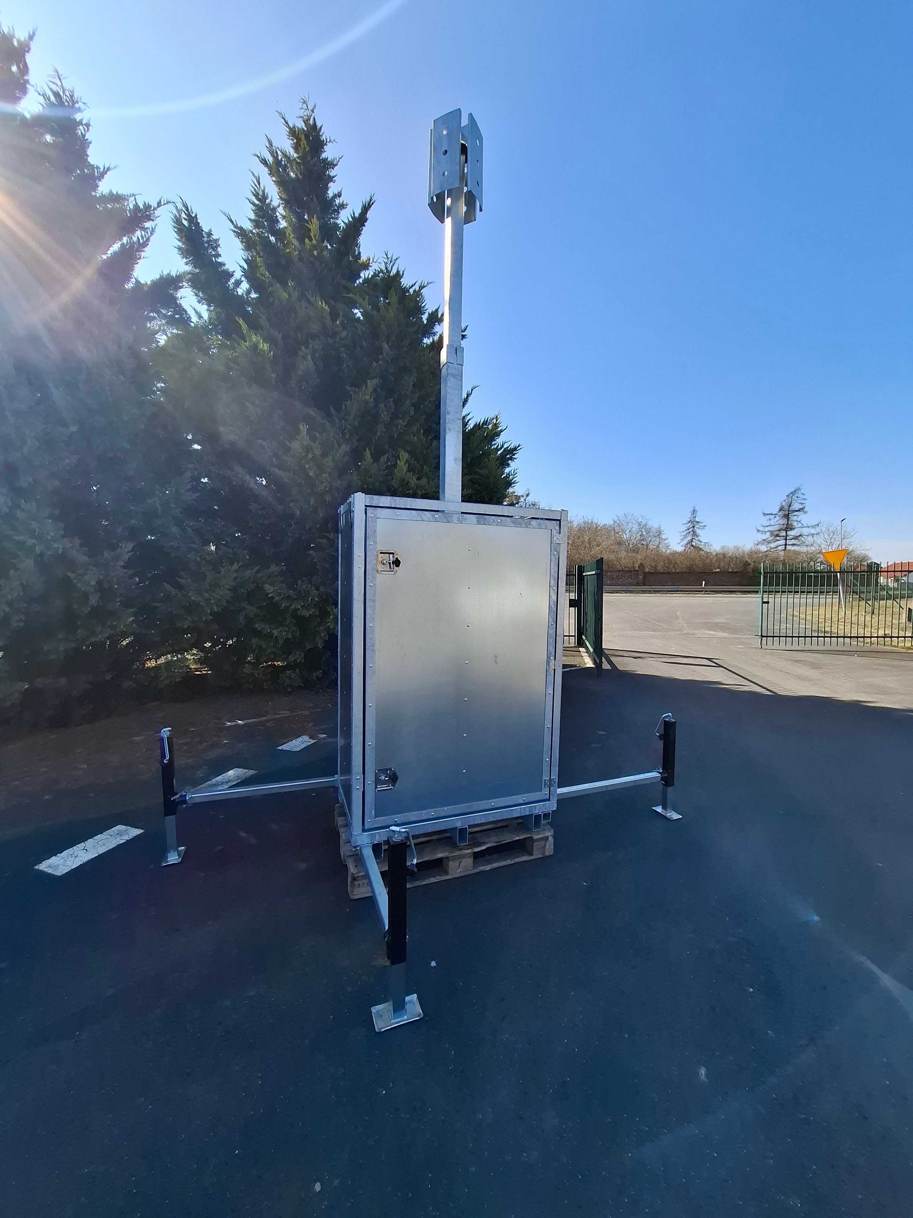Stacjonarna wieża CCTV monitoring ochrona SMART (transport na palecie)
