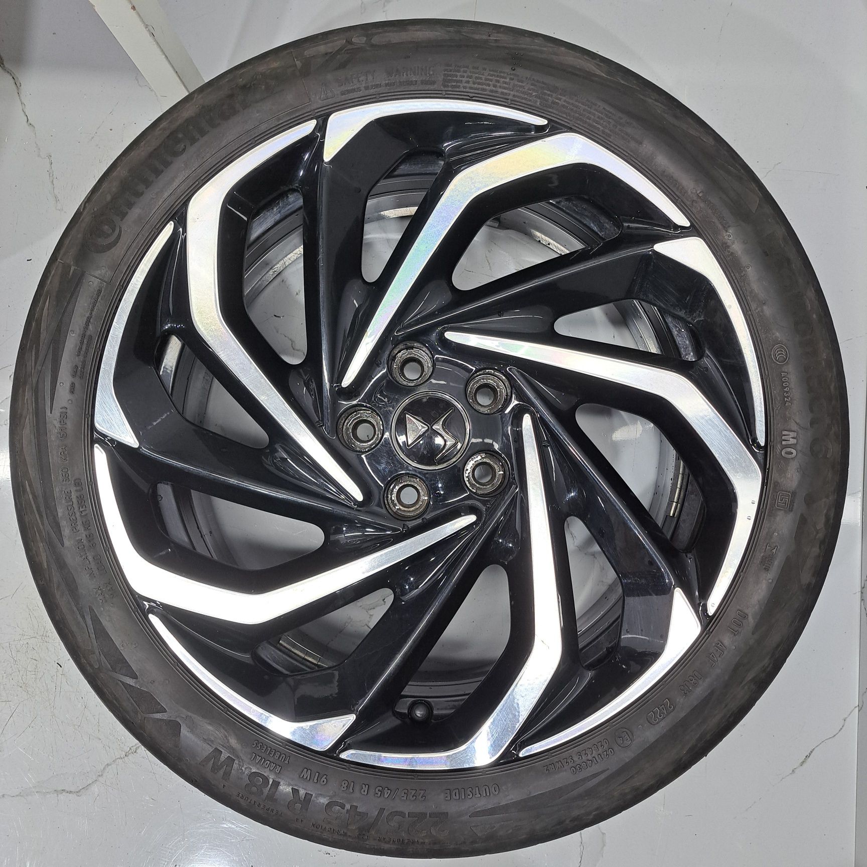 Jantes 18" originais DS 9 Citroën Peugeot 5x108